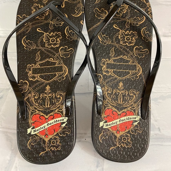 harley davidson flip flops